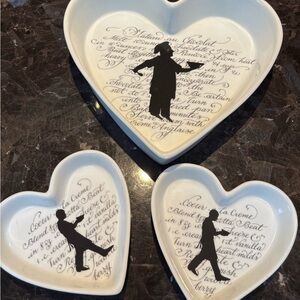 Heart-Shaped Ceramic Bakeware Set